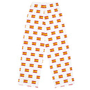 Comprar Pantalón de pijama unisex blanco Bandera España La Flamenca de Borgoña Bandera España