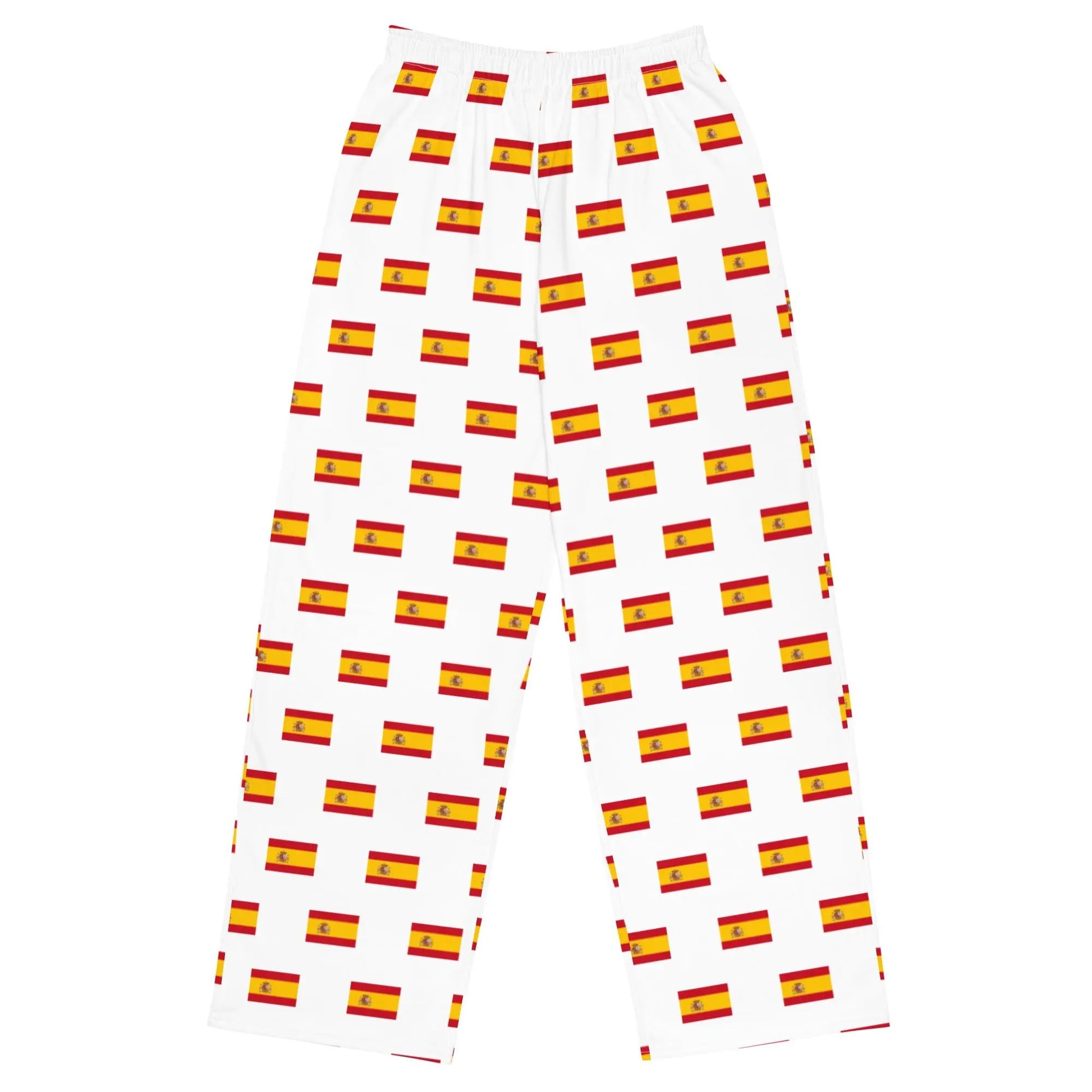 Comprar Pantalón de pijama unisex blanco Bandera España La Flamenca de Borgoña Bandera España