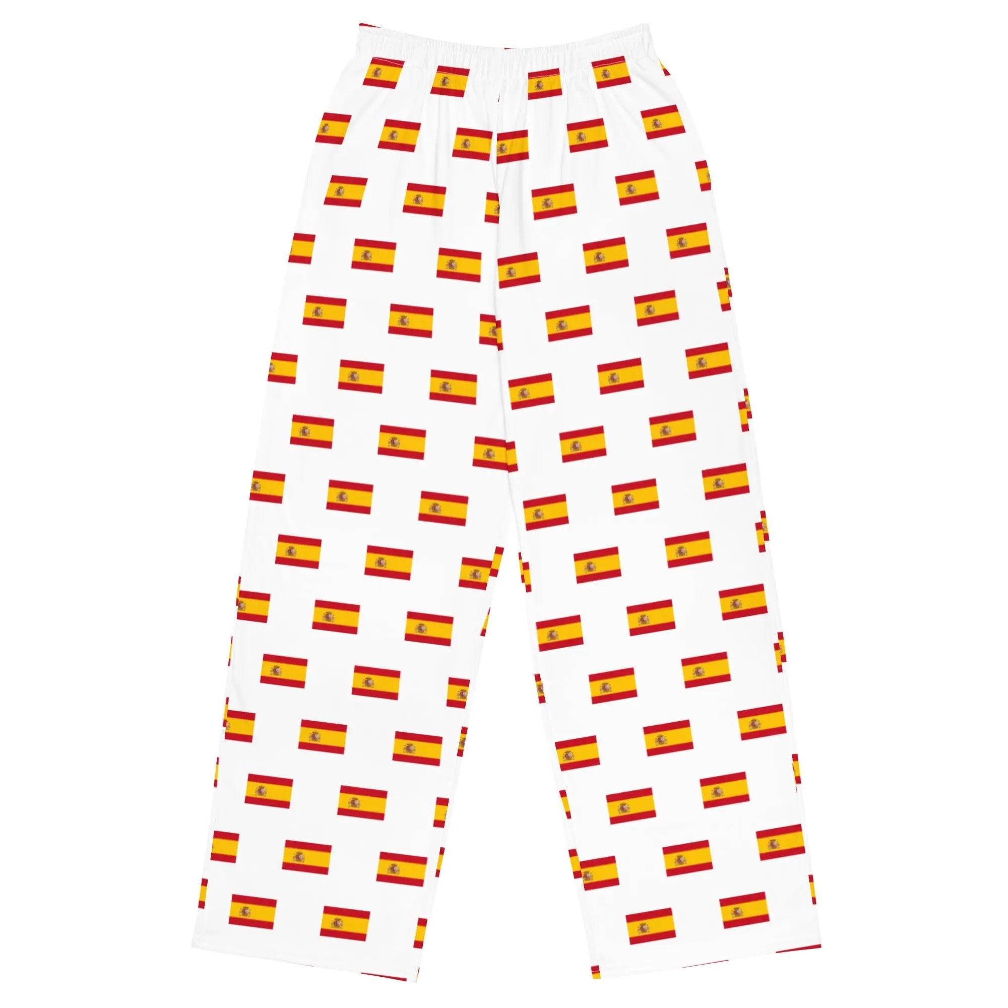 Comprar Pantalón de pijama unisex blanco Bandera España La Flamenca de Borgoña Bandera España
