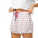 Comprar Pantalones cortos de pijama Cruz de Borgoña con ribete La Flamenca de Borgoña Bandera España