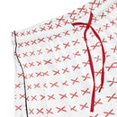 Comprar Pantalones cortos de pijama Cruz de Borgoña con ribete La Flamenca de Borgoña Bandera España