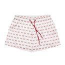 Comprar Pantalones cortos de pijama Cruz de Borgoña con ribete La Flamenca de Borgoña Bandera España