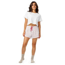 Comprar Pantalones cortos de pijama Cruz de Borgoña con ribete La Flamenca de Borgoña Bandera España