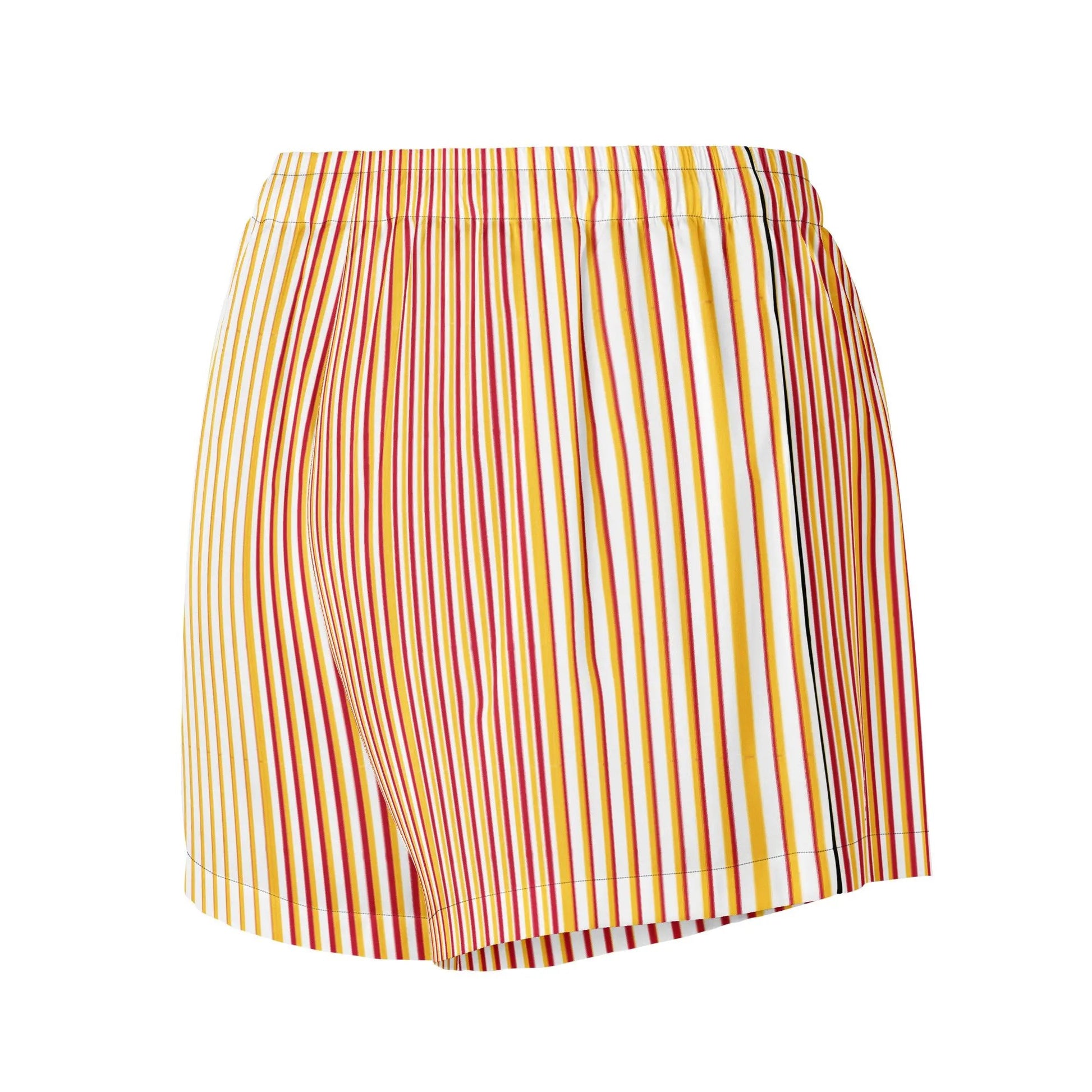 Comprar Pantalones cortos de pijama Líneas La Flamenca de Borgoña Bandera España