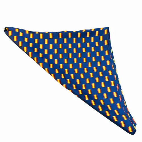 Pañuelo Azul 100% Poliéster Banderas de España (69 x 70 cm)