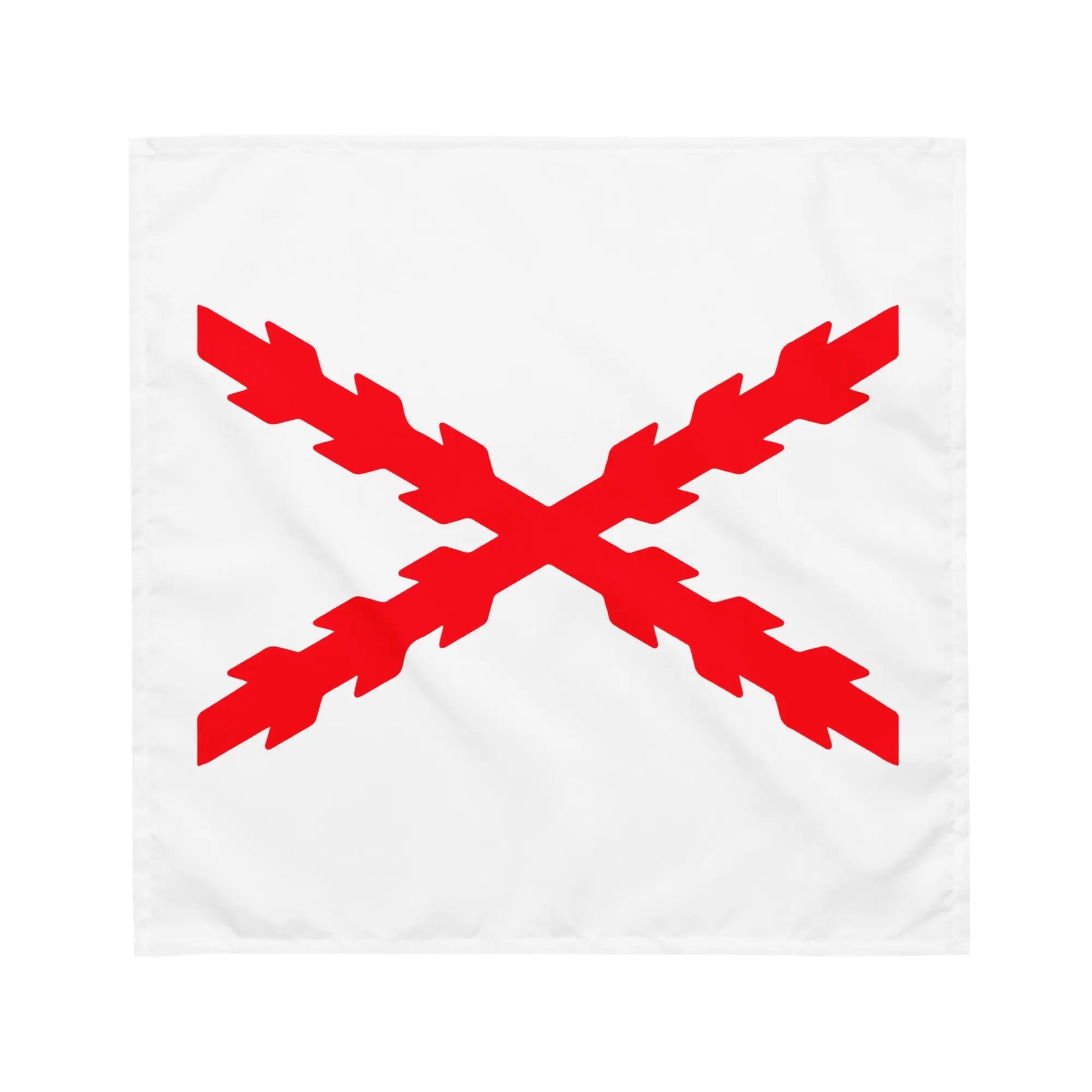 Comprar Pañuelo Cruz de Borgoña Bandera España La Flamenca de Borgoña Patricia Muñoz VOX