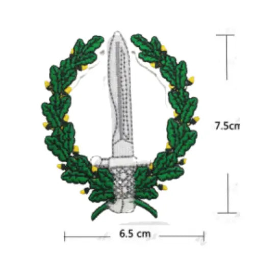 Comprar Parche Bordado Emblema COE Operaciones Especiales (7,5 x 6,5 cm) La Flamenca de Borgoña Bandera España