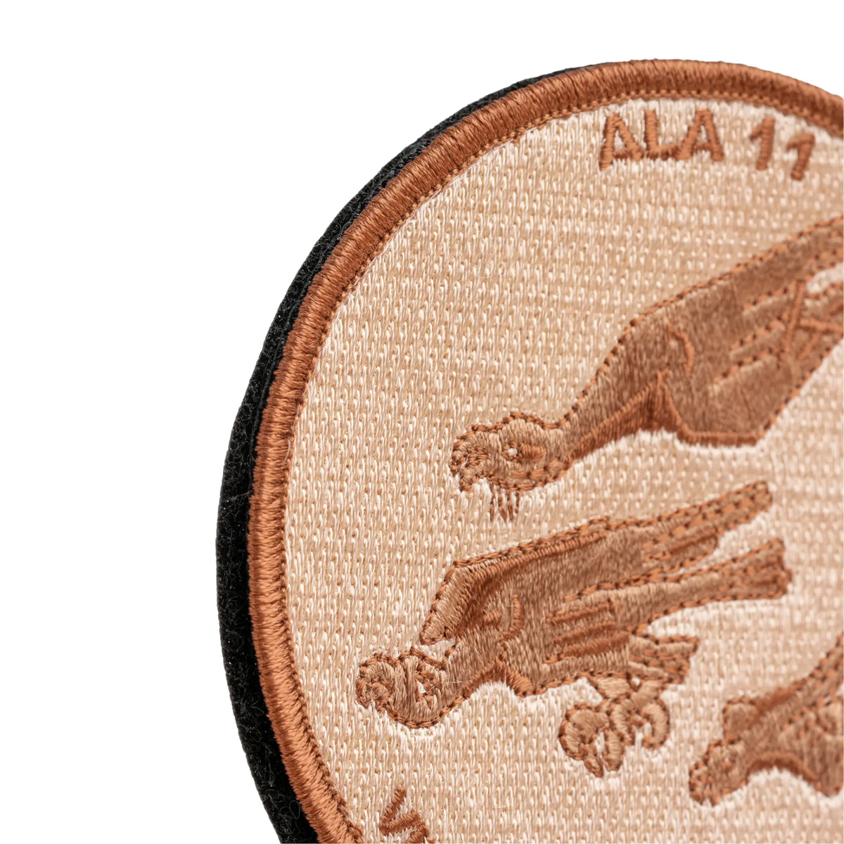 Comprar Parche Ejército del Aire Ala 11 «Vista, Suerte y al Toro» Bordado con Velcro — 9 cm La Flamenca de Borgoña Bandera España
