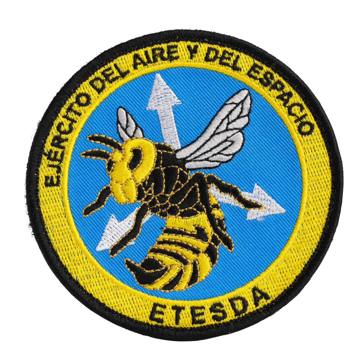 Comprar Parche Ejército del Aire ETESDA 9cm La Flamenca de Borgoña Bandera España