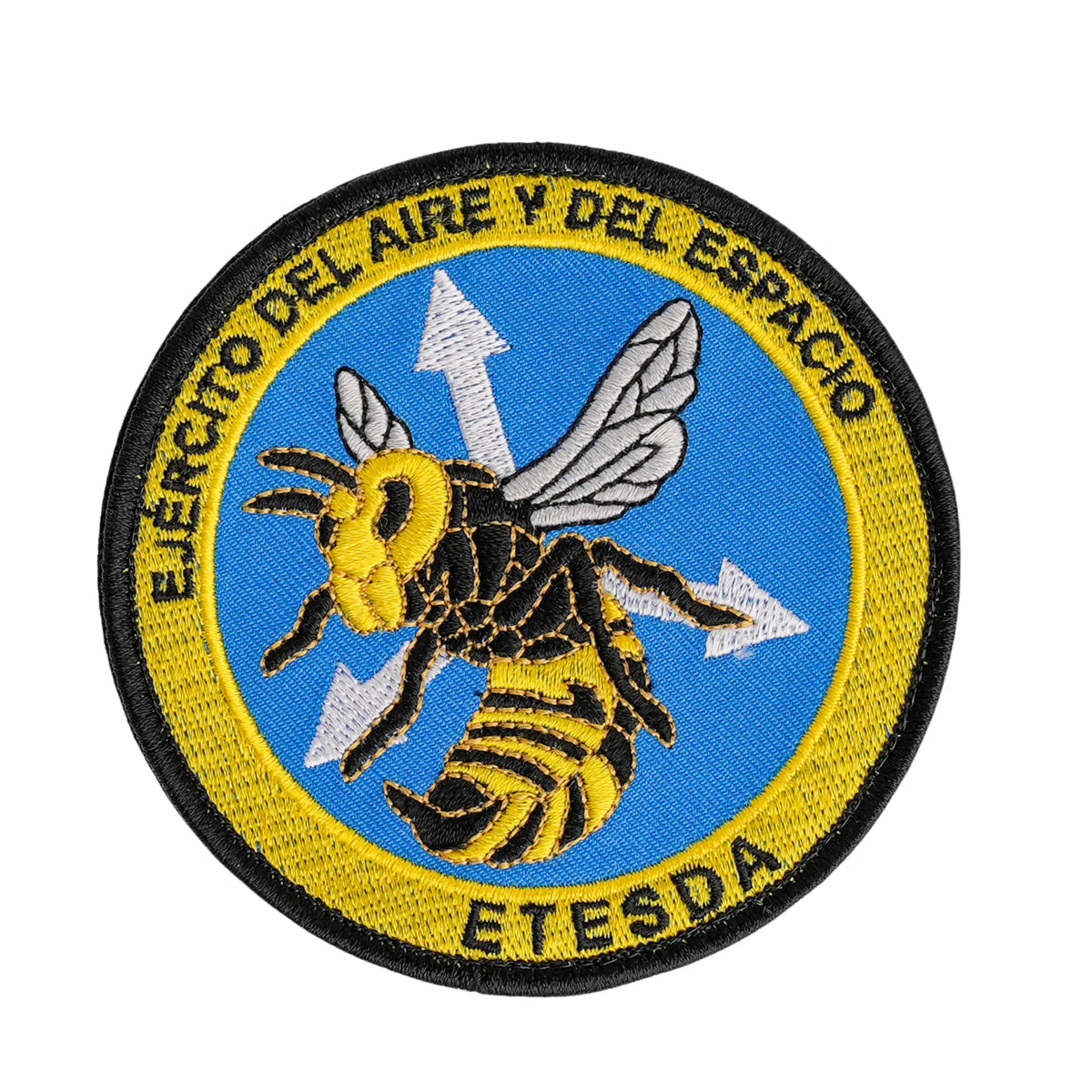 Comprar Parche Ejército del Aire ETESDA 9cm La Flamenca de Borgoña Bandera España