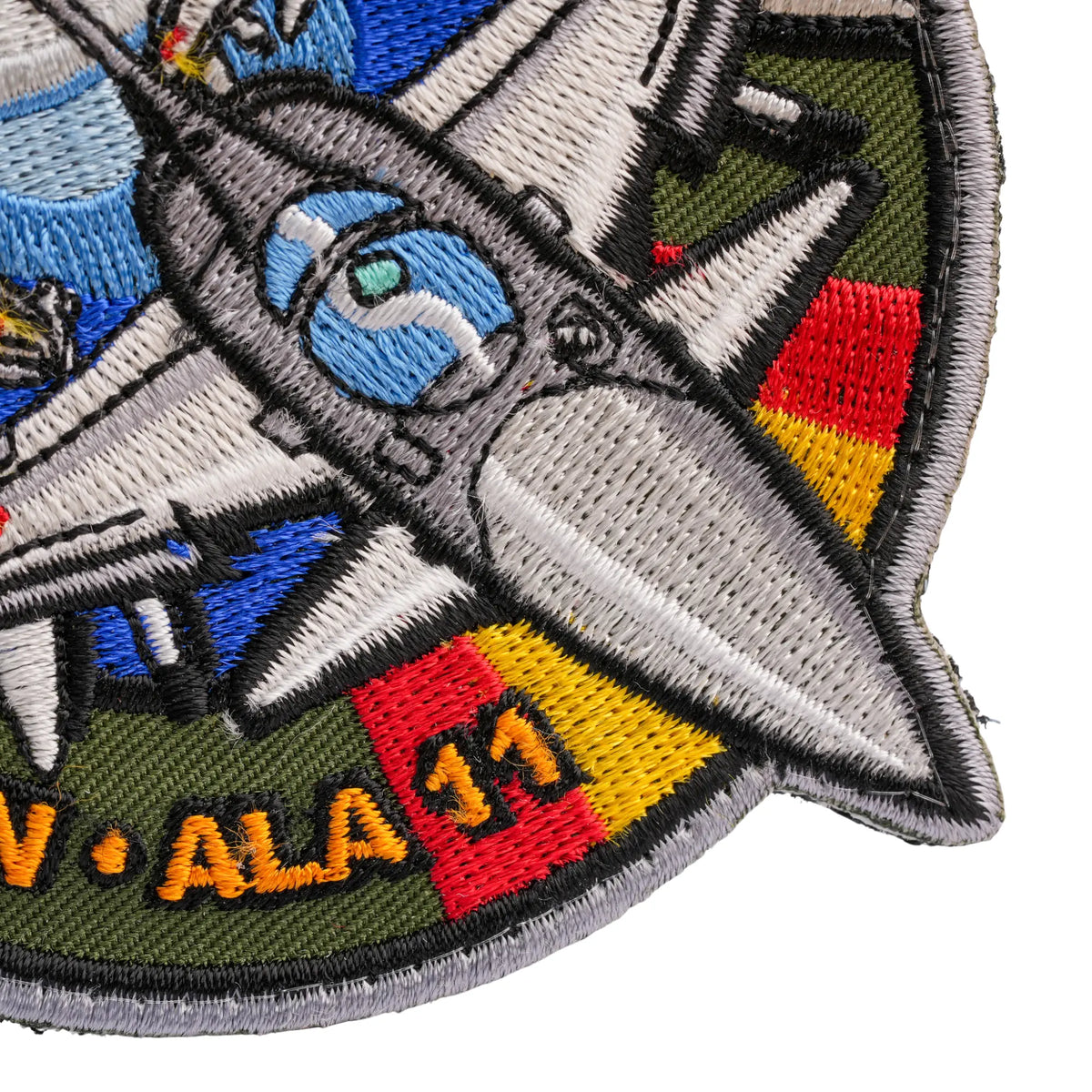 Comprar Parche Ejército del Aire Eurofighter C-16 Morón Ala 11 Bordado Velcro 10,5 x 9,5 cm La Flamenca de Borgoña Bandera España