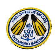 Comprar Parche Nadadores de Rescate Salvamento Marítimo 9cm La Flamenca de Borgoña Bandera España