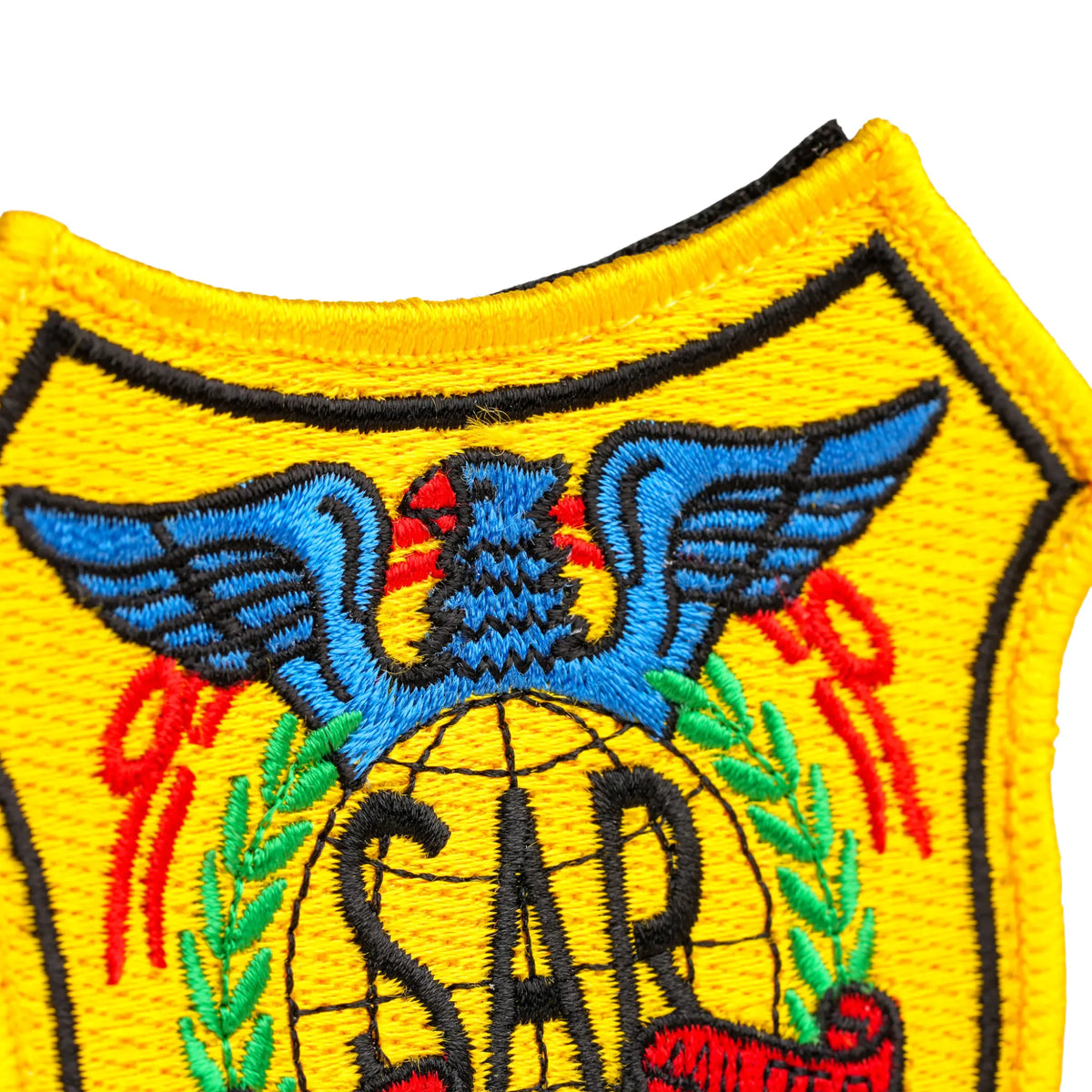 Comprar Parche SAR Búsqueda y Salvamento Aéreo Amarillo Bordado con Velcro — 9,5 × 9 cm La Flamenca de Borgoña Bandera España