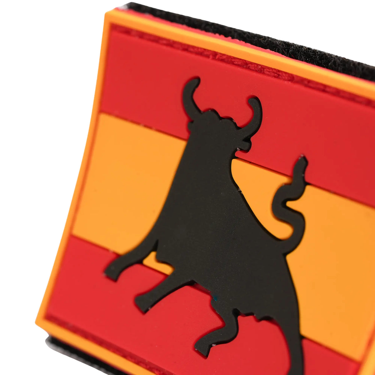 Comprar Parche Toro Bandera España PVC Velcro 8,5 x 5,5 cm La Flamenca de Borgoña Bandera España