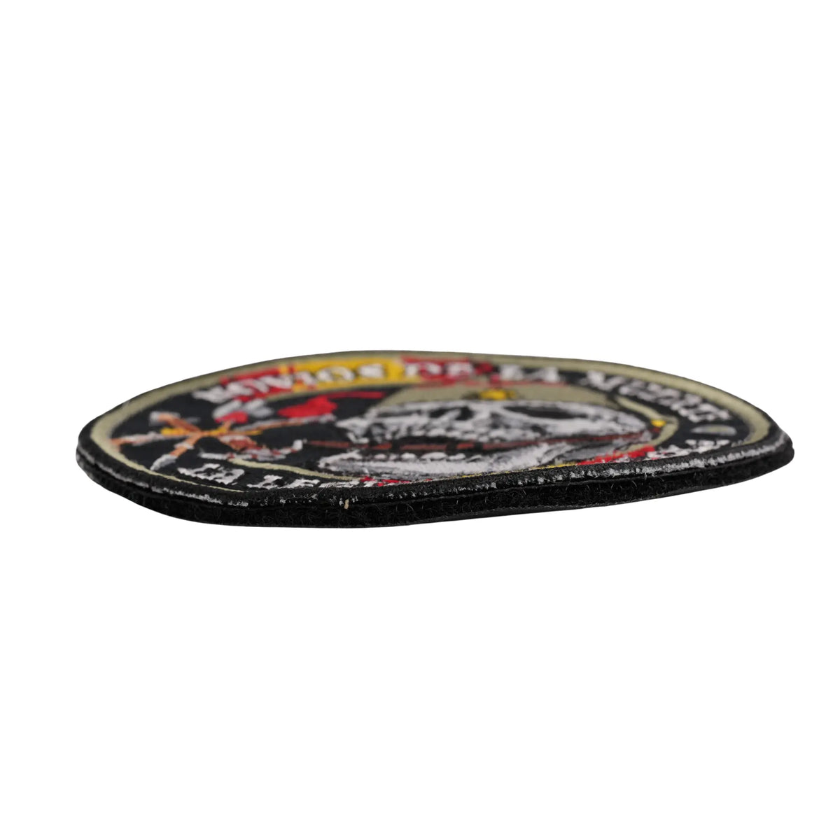 Comprar Parche de La Legión Española Novios de la Muerta Bordado Velcro 9cm La Flamenca de Borgoña Bandera España