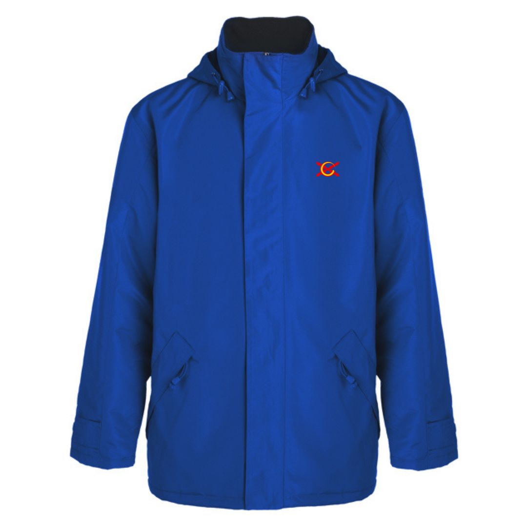 Comprar Parka Bandera España azul Royal Hombre Bandera España La Flamenca de Borgoña Patricia Muñoz VOX