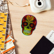 Comprar Pegatinas holográficas Calavera España La Flamenca de Borgoña Bandera España