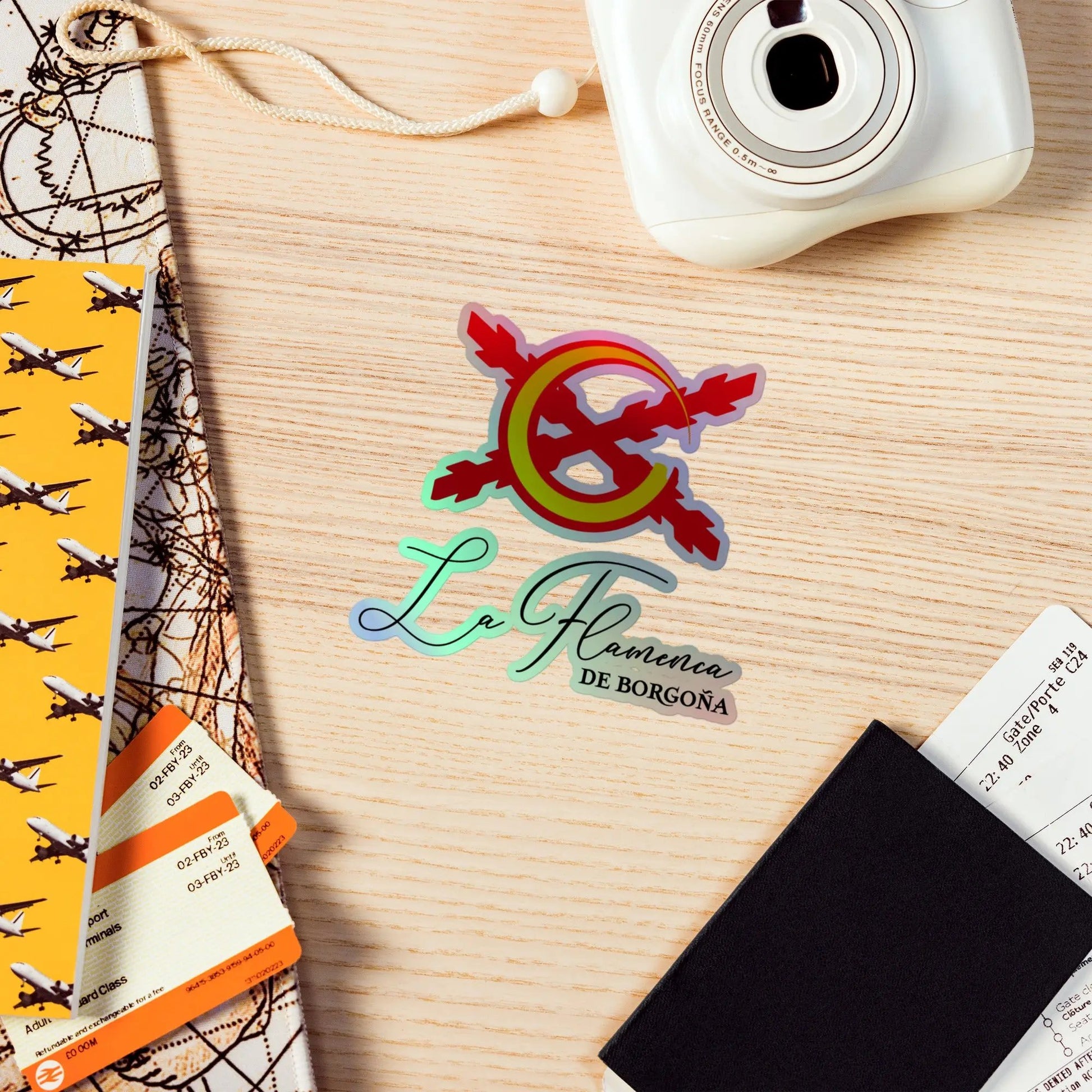 Comprar Pegatinas holográficas La Flamenca de Borgoña La Flamenca de Borgoña Bandera España