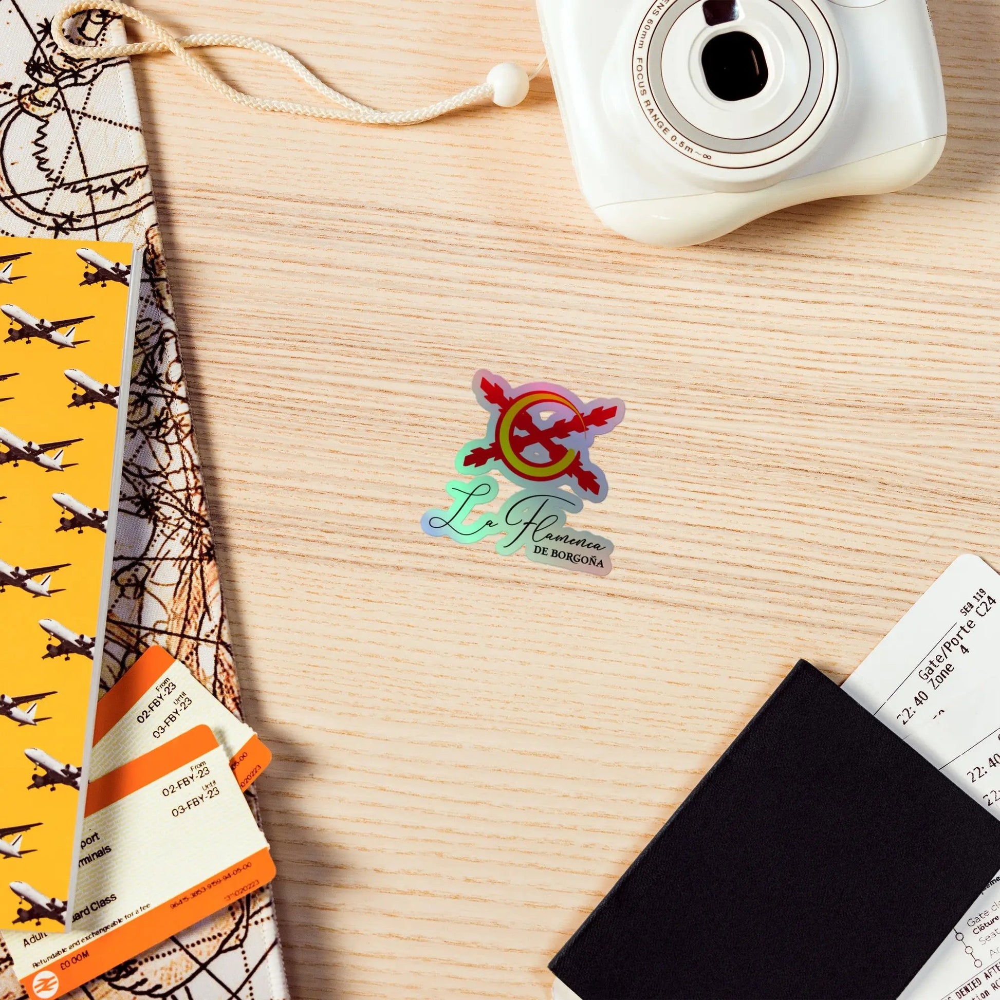 Comprar Pegatinas holográficas La Flamenca de Borgoña La Flamenca de Borgoña Bandera España