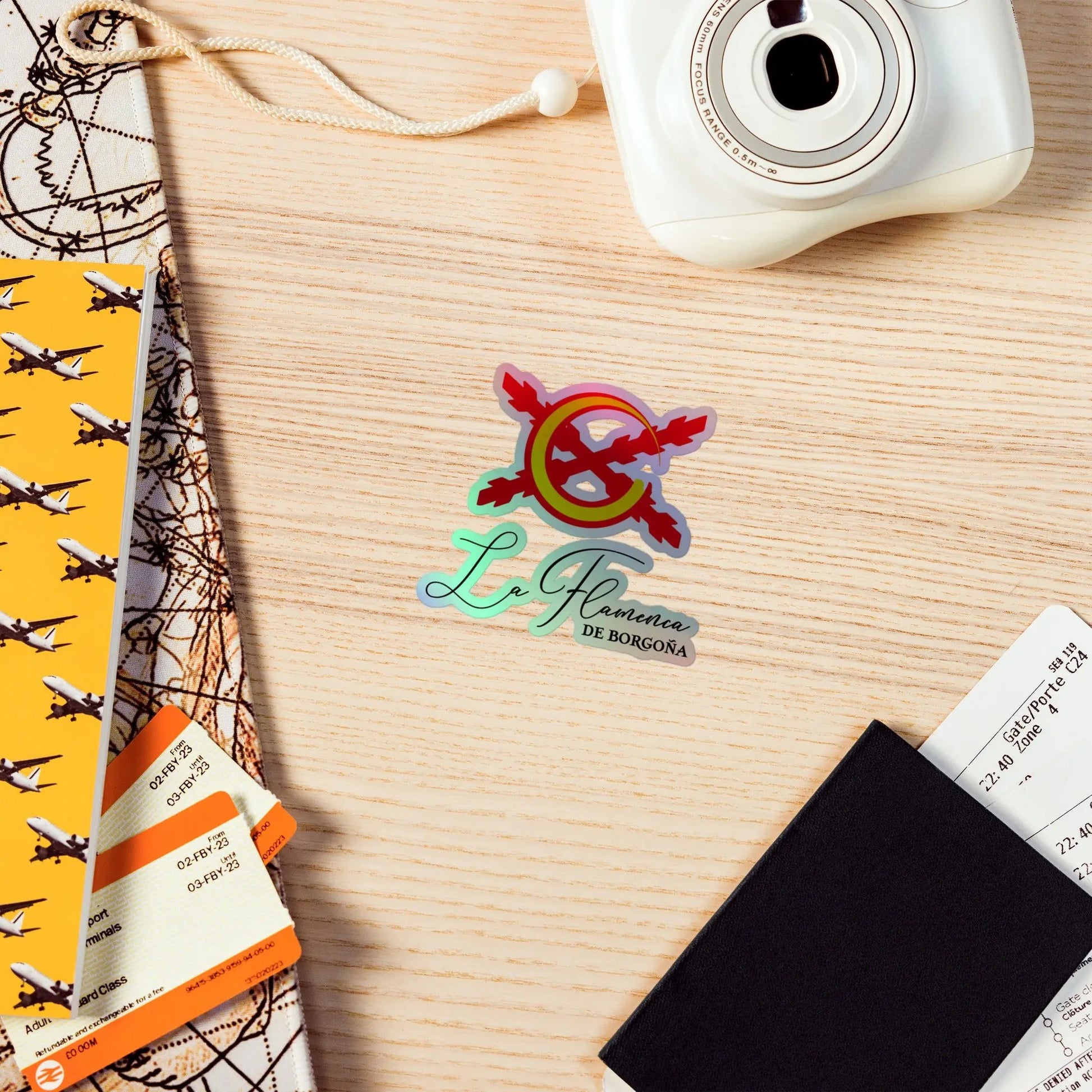 Comprar Pegatinas holográficas La Flamenca de Borgoña La Flamenca de Borgoña Bandera España