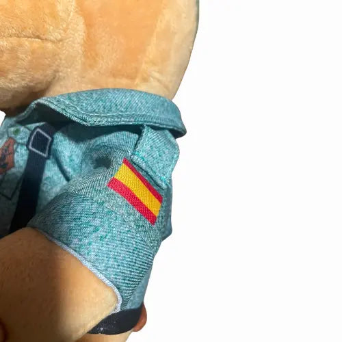 Comprar Peluche Perro Legionario español La Flamenca de Borgoña Bandera España
