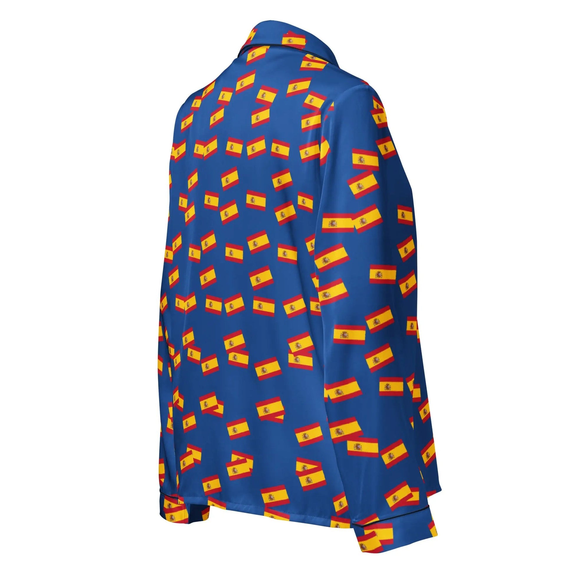 Comprar Pijama de manga larga Azul Bandera España movimiento La Flamenca de Borgoña Bandera España