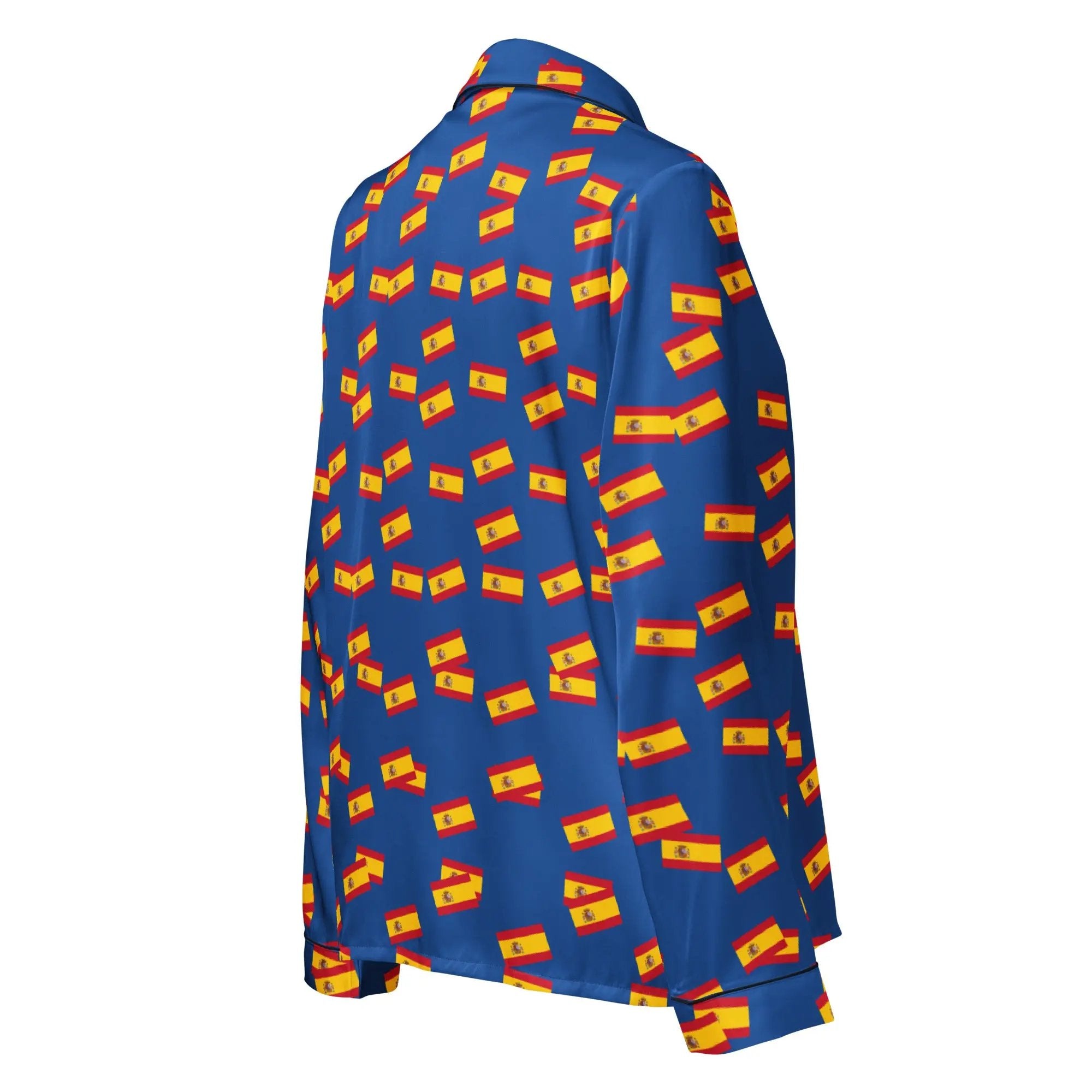 Comprar Pijama de manga larga Azul Bandera España movimiento La Flamenca de Borgoña Bandera España