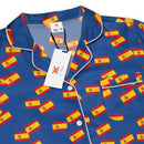 Comprar Pijama de manga larga Azul Bandera España movimiento La Flamenca de Borgoña Bandera España