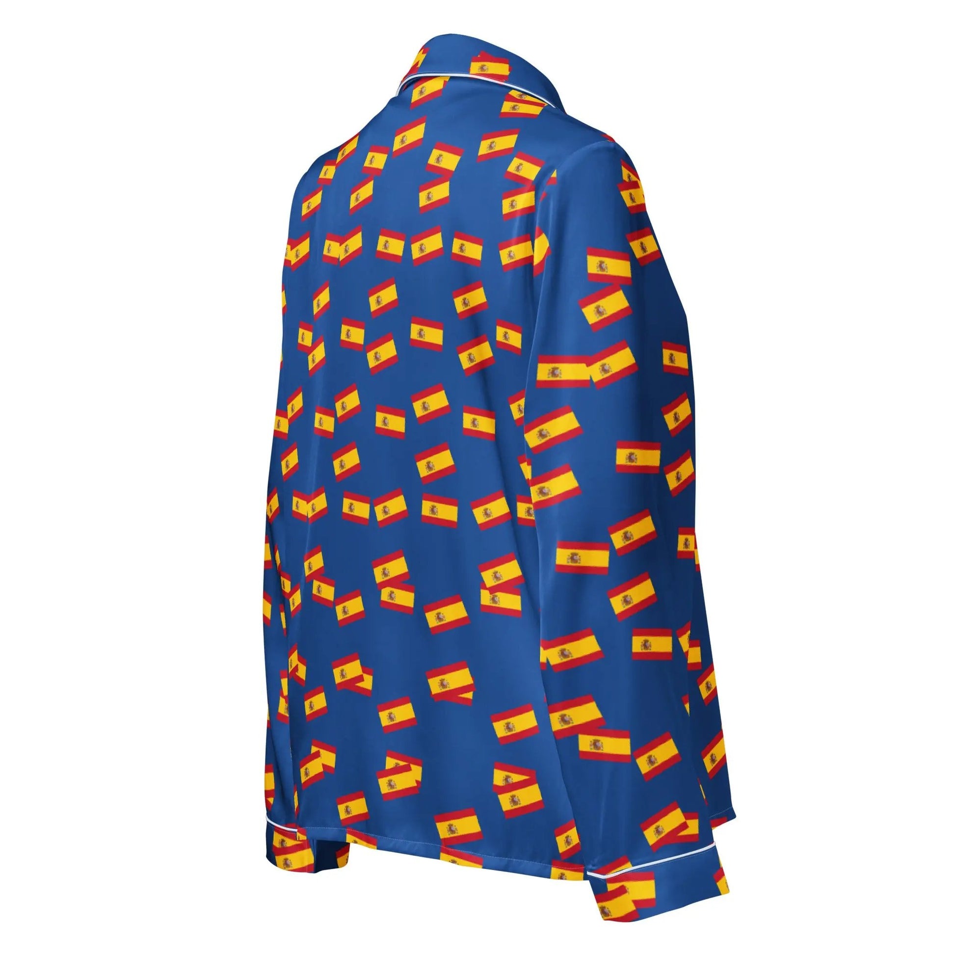 Comprar Pijama de manga larga Azul Bandera España movimiento La Flamenca de Borgoña Bandera España