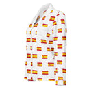 Comprar Pijama de manga larga Blanco Bandera España con ribete La Flamenca de Borgoña Bandera España