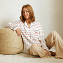 Comprar Pijama de manga larga Cruz de Borgoña con ribete La Flamenca de Borgoña Bandera España