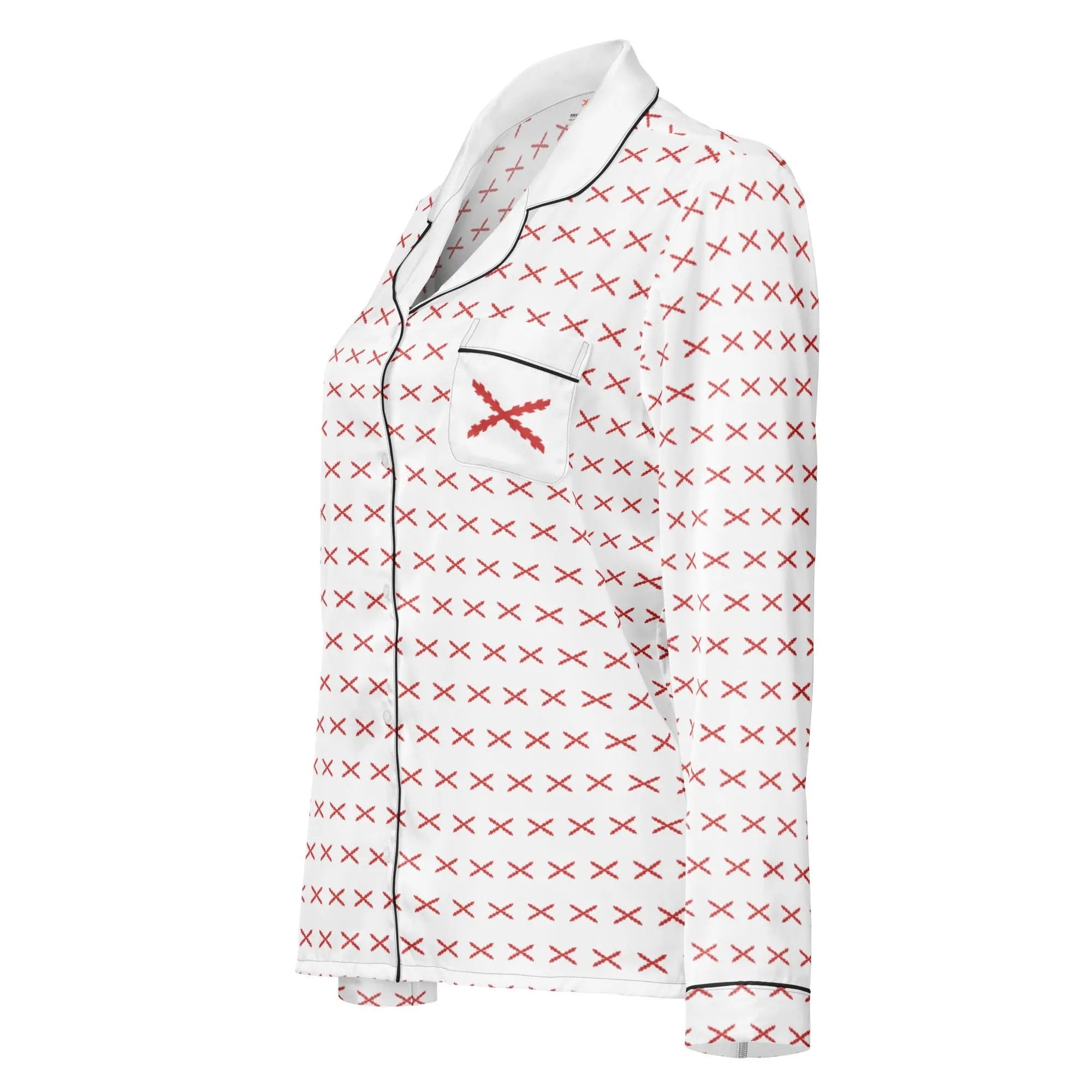 Comprar Pijama de manga larga Cruz de Borgoña con ribete La Flamenca de Borgoña Bandera España