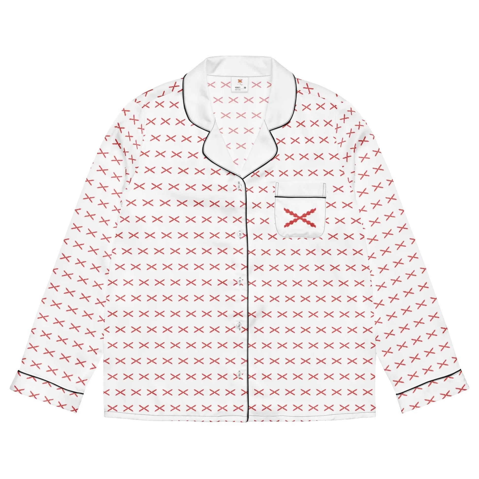 Comprar Pijama de manga larga Cruz de Borgoña con ribete La Flamenca de Borgoña Bandera España