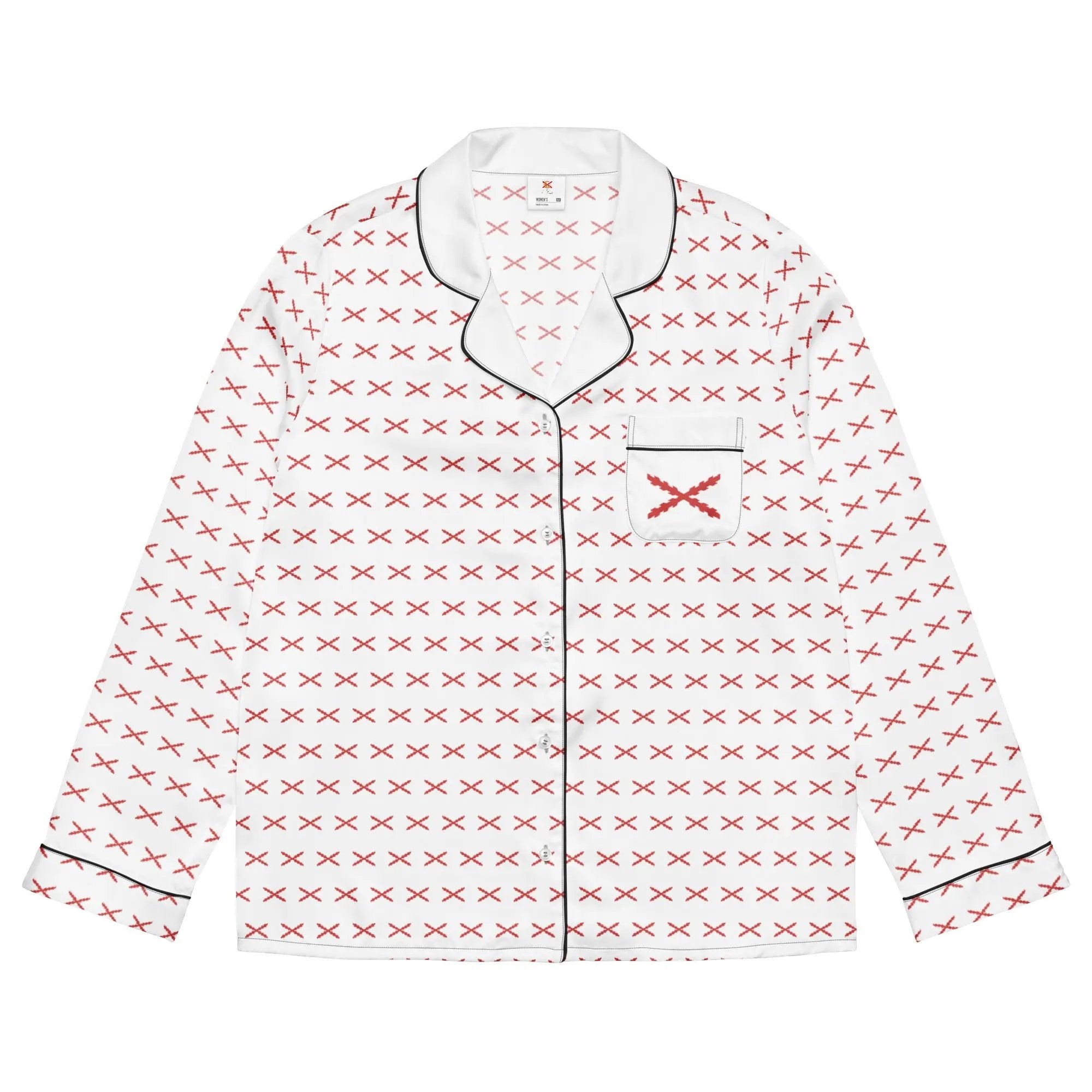 Comprar Pijama de manga larga Cruz de Borgoña con ribete La Flamenca de Borgoña Bandera España