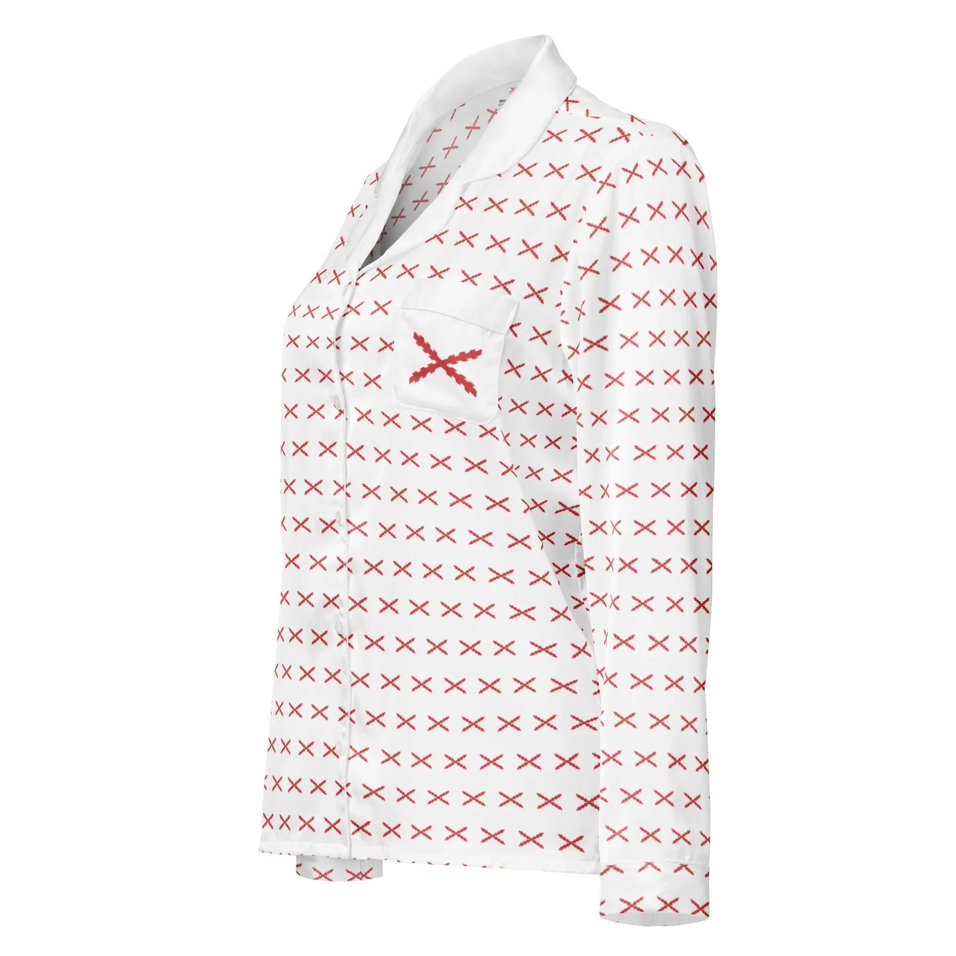 Comprar Pijama de manga larga Cruz de Borgoña con ribete La Flamenca de Borgoña Bandera España