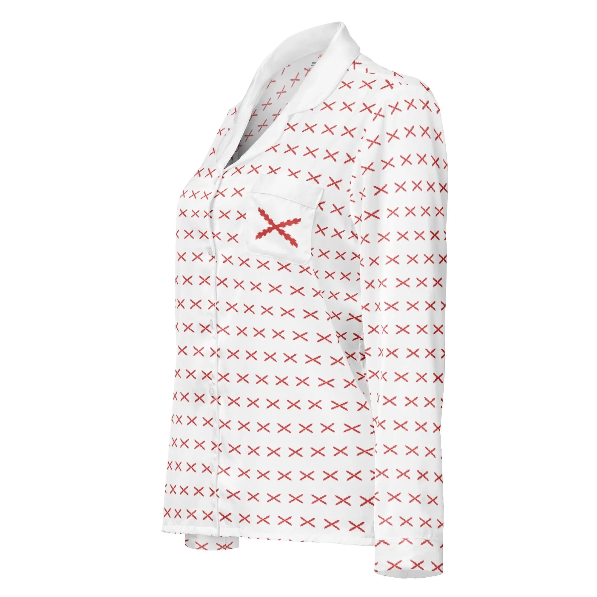 Comprar Pijama de manga larga Cruz de Borgoña con ribete La Flamenca de Borgoña Bandera España