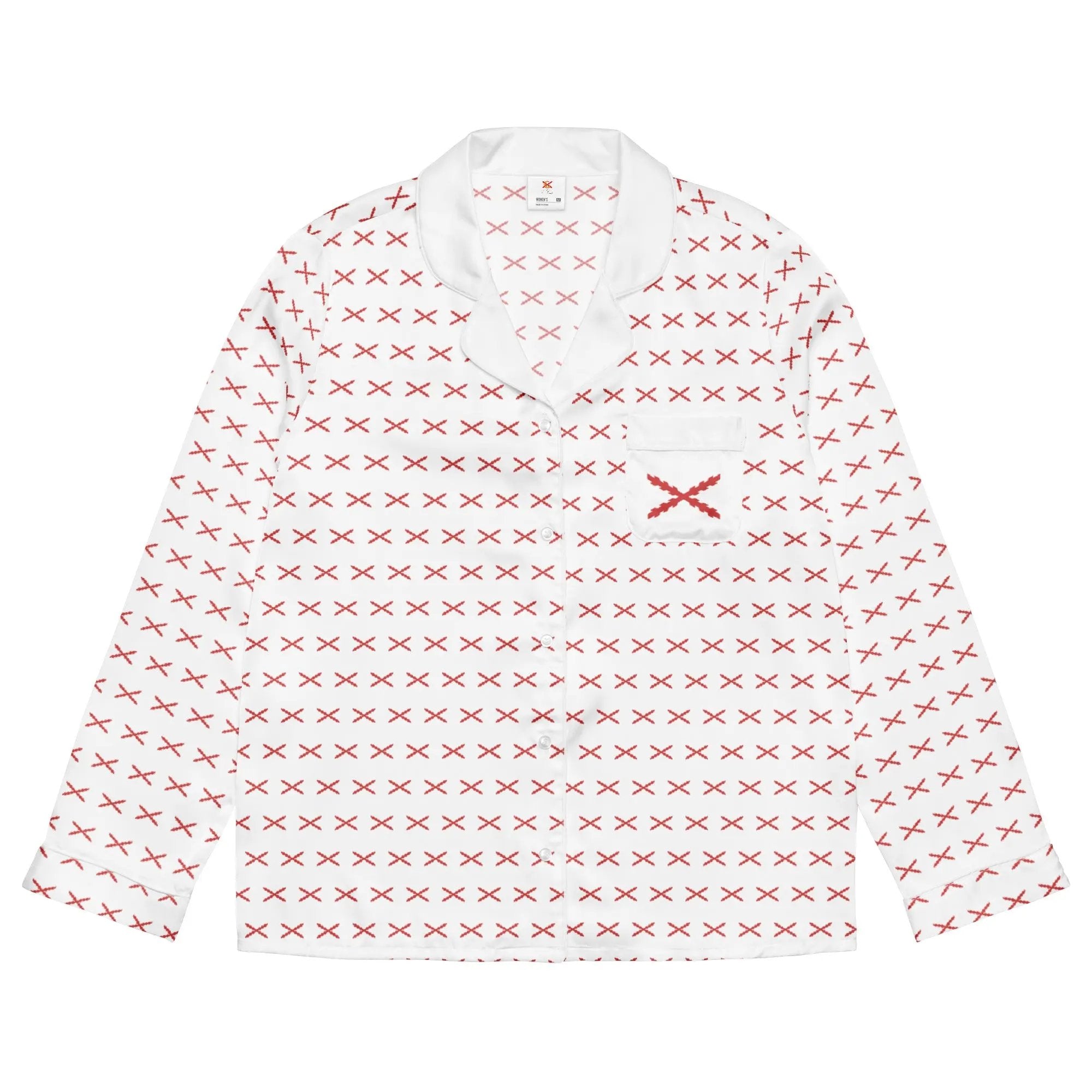 Comprar Pijama de manga larga Cruz de Borgoña con ribete La Flamenca de Borgoña Bandera España