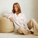 Comprar Pijama de manga larga Cruz de Borgoña con ribete La Flamenca de Borgoña Bandera España