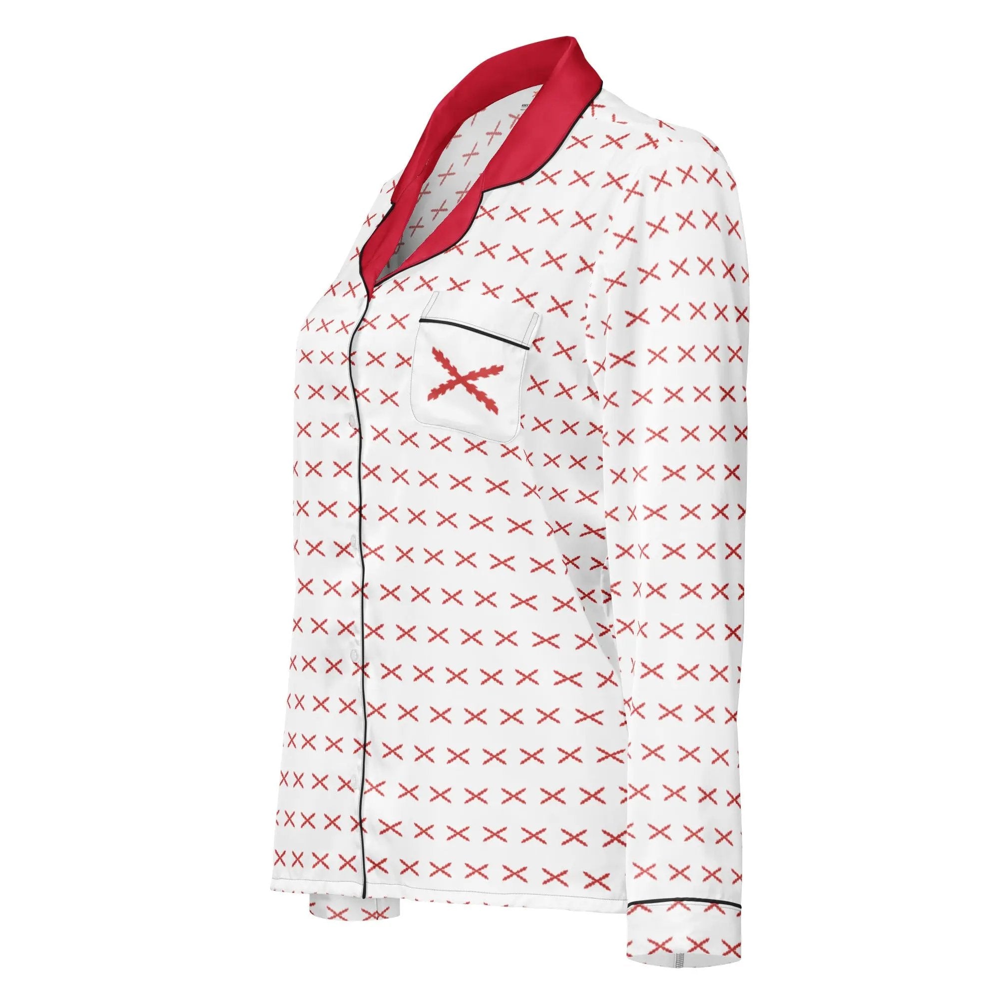 Comprar Pijama de manga larga Cruz de Borgoña con ribete La Flamenca de Borgoña Bandera España