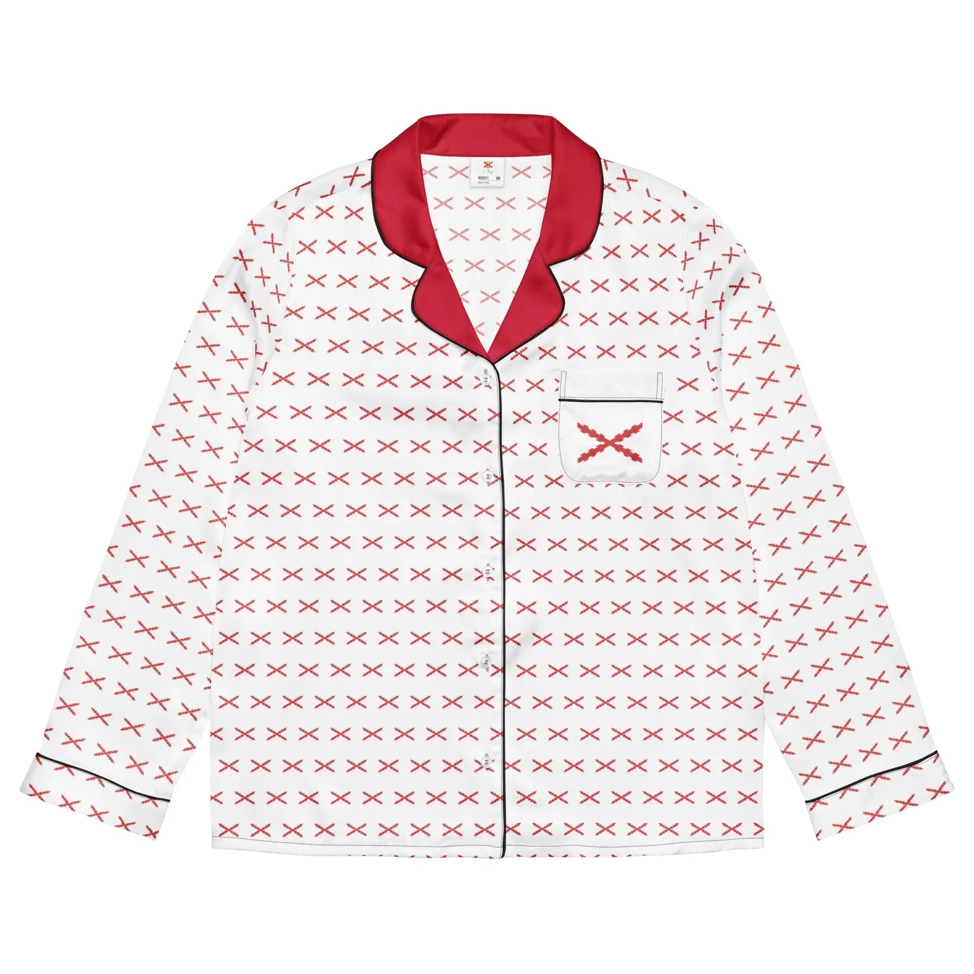 Comprar Pijama de manga larga Cruz de Borgoña con ribete La Flamenca de Borgoña Bandera España