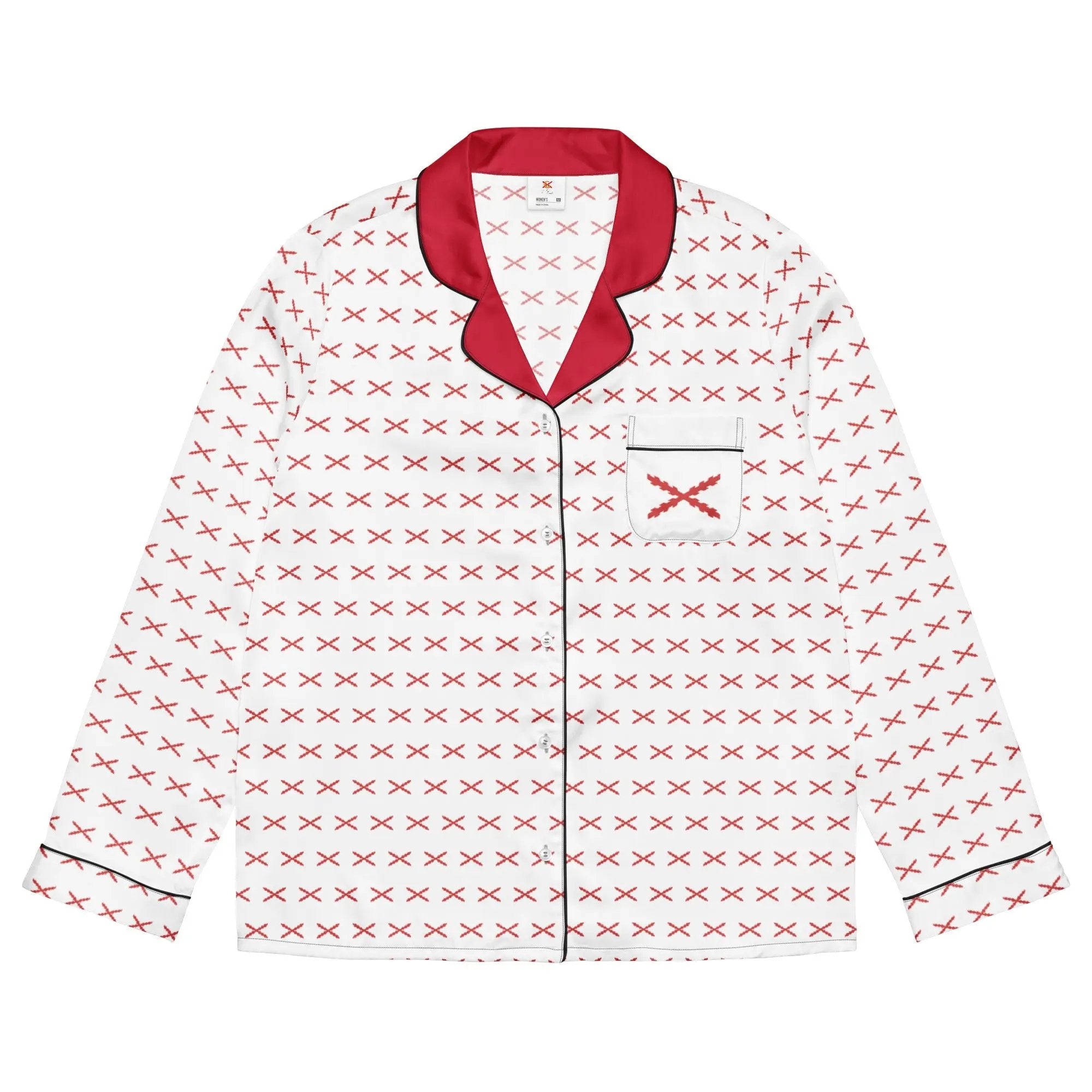 Comprar Pijama de manga larga Cruz de Borgoña con ribete La Flamenca de Borgoña Bandera España