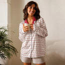 Comprar Pijama de manga larga Cruz de Borgoña con ribete La Flamenca de Borgoña Bandera España