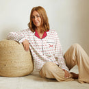 Comprar Pijama de manga larga Cruz de Borgoña con ribete La Flamenca de Borgoña Bandera España