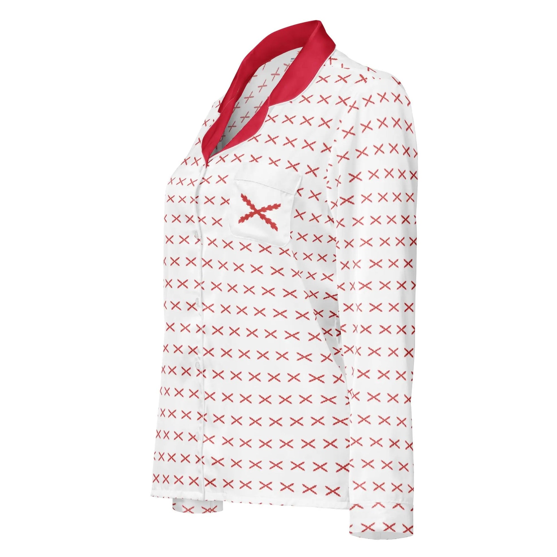 Comprar Pijama de manga larga Cruz de Borgoña con ribete La Flamenca de Borgoña Bandera España