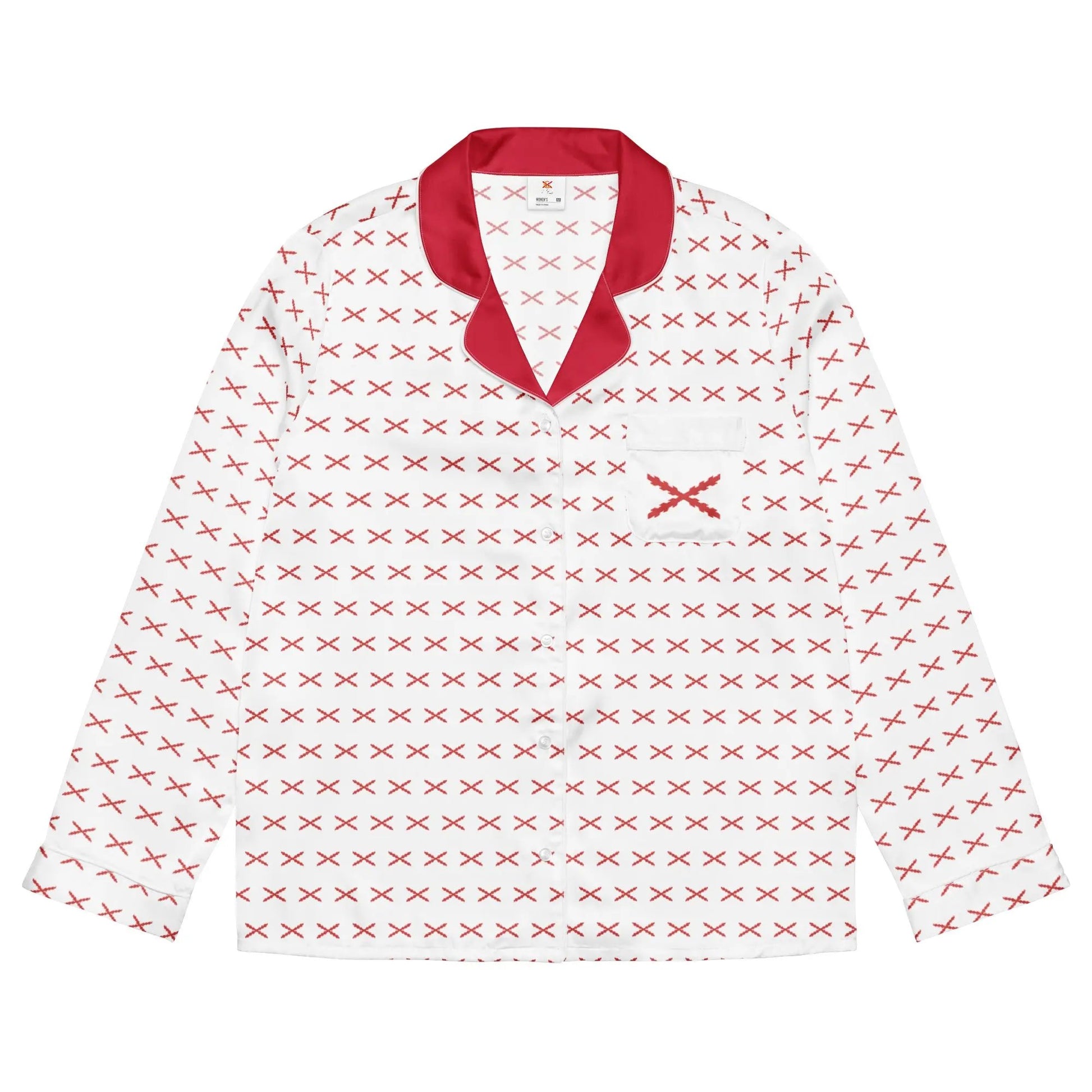 Comprar Pijama de manga larga Cruz de Borgoña con ribete La Flamenca de Borgoña Bandera España