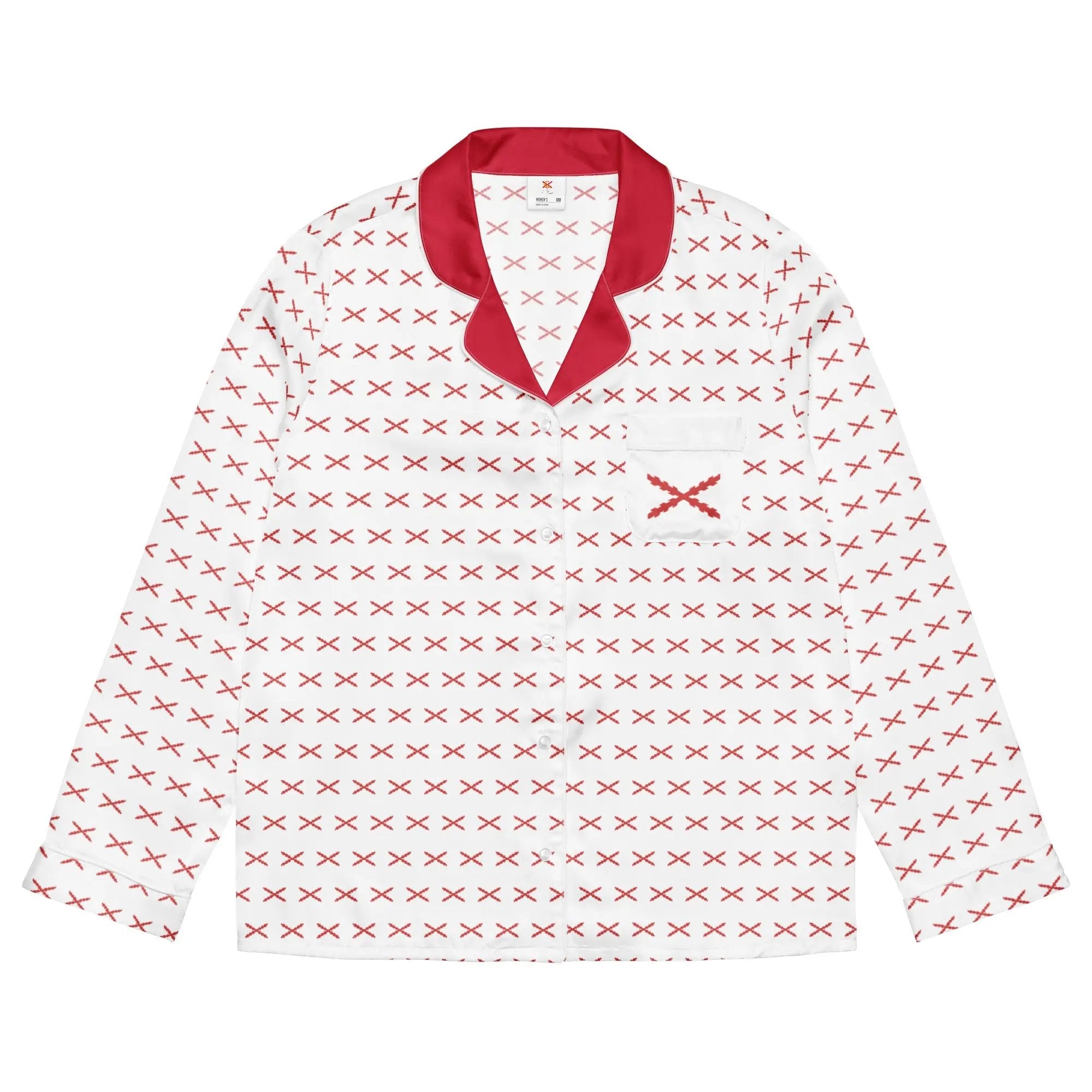 Comprar Pijama de manga larga Cruz de Borgoña con ribete La Flamenca de Borgoña Bandera España