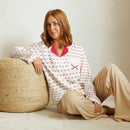 Comprar Pijama de manga larga Cruz de Borgoña con ribete La Flamenca de Borgoña Bandera España