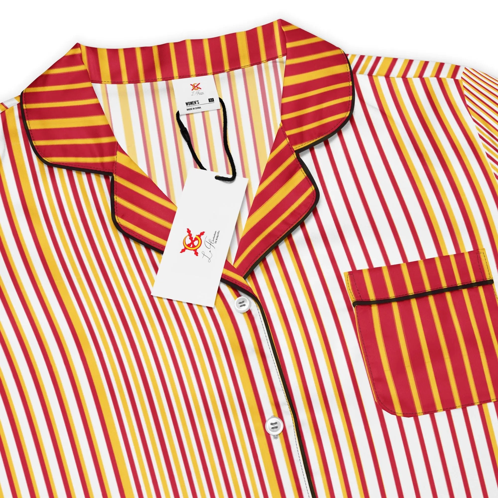 Comprar Pijama de manga larga Líneas La Flamenca de Borgoña Bandera España