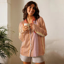 Comprar Pijama de manga larga Líneas La Flamenca de Borgoña Bandera España