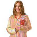 Comprar Pijama de manga larga Líneas La Flamenca de Borgoña Bandera España